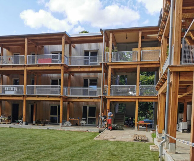 Ansicht: Wohnen hoch 3 Wohnprojekt